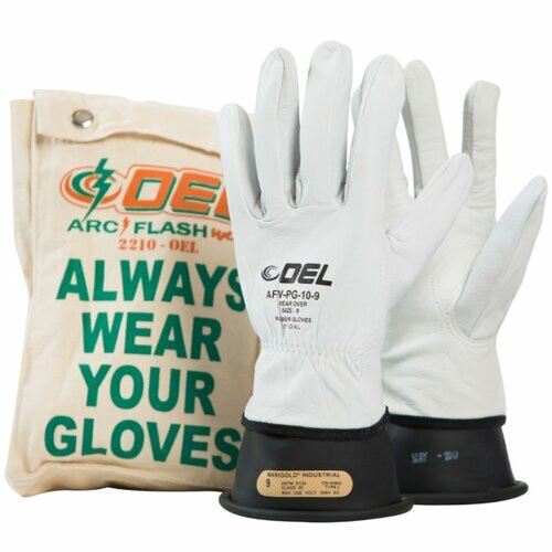 OEL Safety _ IRG0011B8K _ Rubber-Glove-Kit-00-11"-Black-SZ:8-500V