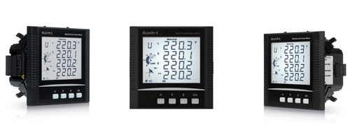 Accuenergy Acuvim-BL-D-5A-P2V3 _ Panel Mount; 5A/1A CT Input; 20-60Vdc Control Power - Acuvim L-V3 Series