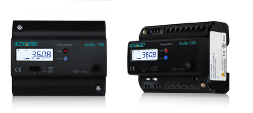 Accuenergy AcuRev 1312-333-X1 _ DIN Rail 333mV Meter + RO - AcuRev 1310 Series