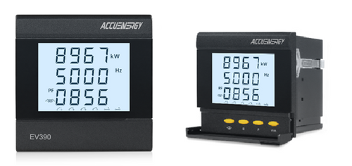 Accuenergy EV387-E1 _ Panel Meter with 6DI+2RO+PS - EV300 Series