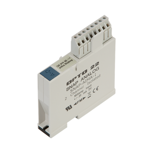 Order OPTO 22 - SNAP-AIMA-i SNAP 2-Ch Isolated -20 mA to +20 mA Analog Current Input Module