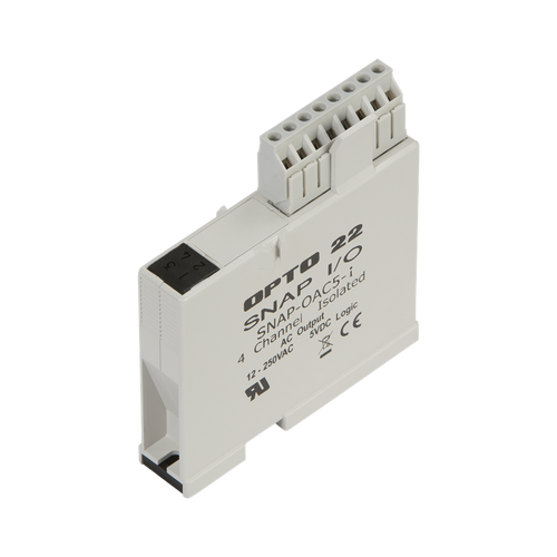 Order OPTO 22 - SNAP-OAC5-I SNAP 4-Ch Isolated 12-250 VAC Digital (Discrete) Output Module