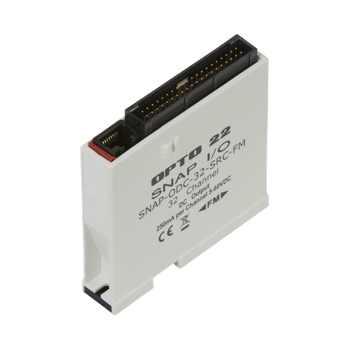 Order OPTO 22 - SNAP-ODC-32-SRC-FM SNAP 32-channel Digital (Discrete) Output Module, 5-60 VDC Load Sourcing, Factory Mutual Approved