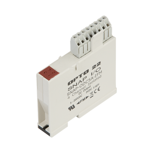 Order OPTO 22 - SNAP-ODC5A-IFM SNAP 4-Ch Isolated 5-200 VDC Digital (Discrete) Output Module, FM Approved