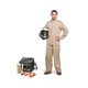 OEL Safety _ AFW8-KJB-M _ 8-Cal-Jacket-Bib-Overall-HeadGear-M-Khaki-Kit