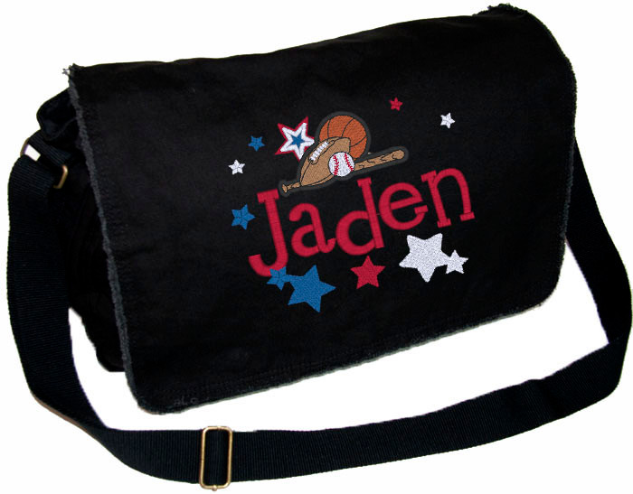 Personalized all star diaper bag