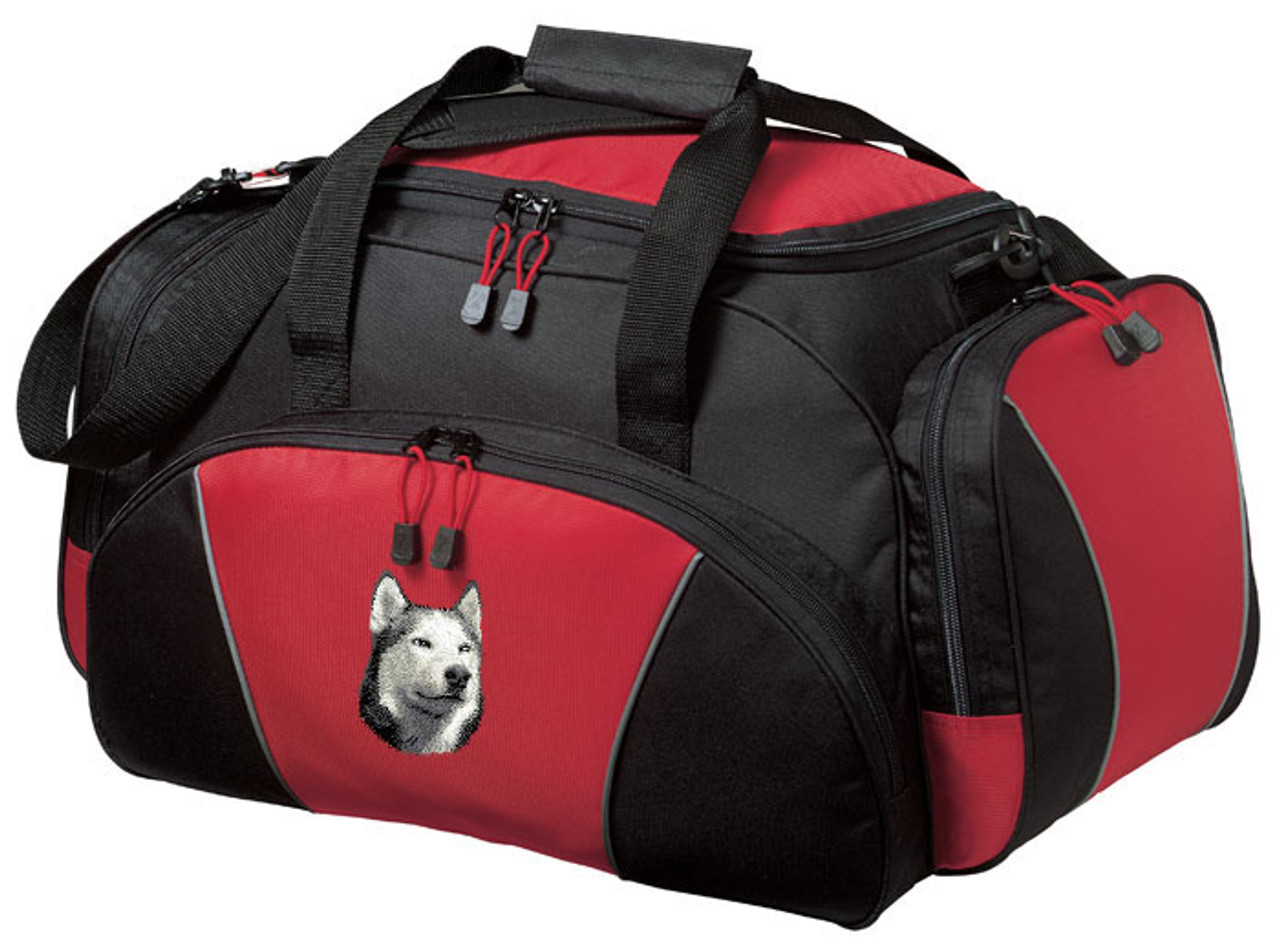 Personalized Siberian Husky Duffel Bag