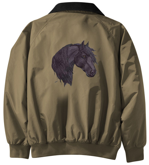 Friesian Horse Personalized Jacket