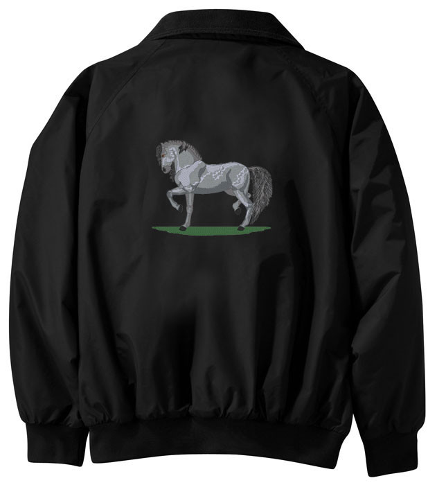 embroidered horse jacket