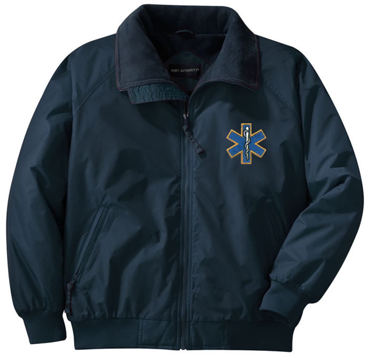 EMT EMS EMR PARAMEDIC Challenger Jacket - Embroidered Front & Reflective  Back & Sleeve