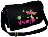 Personalized Applique Large Dragonfly Diaper Bag
Font used for name shown on diaper bag is BOING