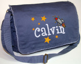 Personalized Rocket Ship Diaper Bag
Font shown on bag is BOYZ