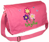 Personalized Flowers Diaper Bag
Font shown on diaper bag is BOING