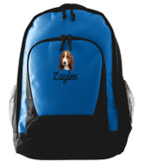 Basset Hound Backpack
Font shown on bag is MANILA SCRIPT