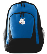 embroidered bull terrier backpack