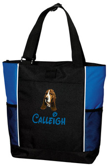 Basset Hound Tote
Font shown on bag is MOUSE SCRIPT