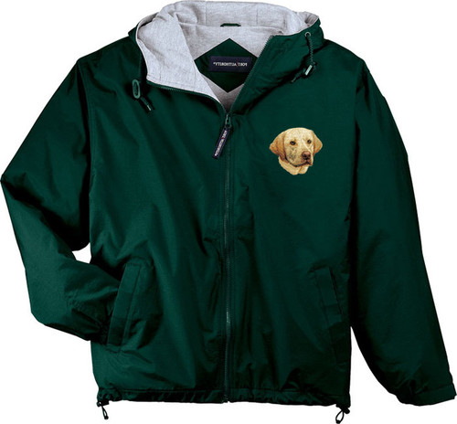 Yellow Labrador Retriever Hooded Jacket