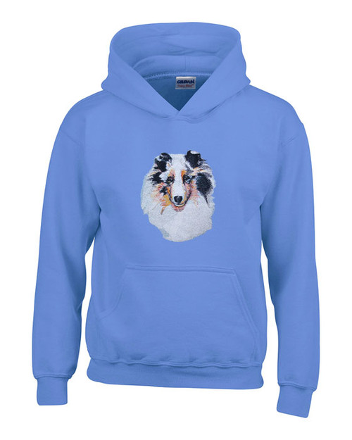 Shetland Sheepdog Sheltie Hooded Sweatshirt