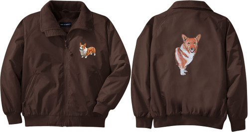 Corgi Jacket Back & Front Left Chest