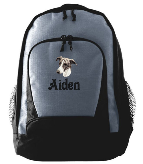 Greyhound Backpack
Font shown on bag is VICTORY