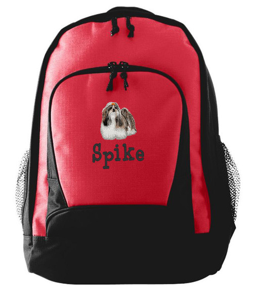 Shih Tzu Backpack
Font shown on bag is MOPED