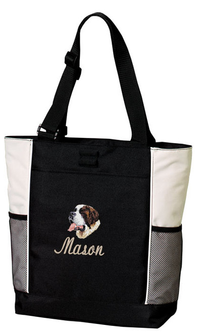 Saint Bernard Tote
Font shown on tote is Script1