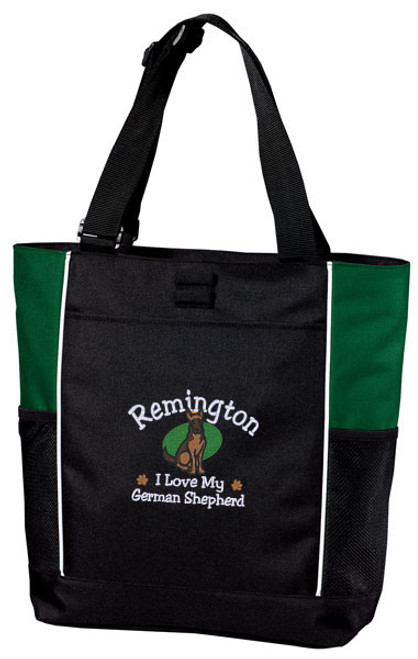 I Love My German Shepherd Tote Bag