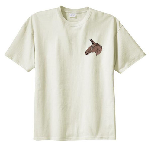 Mule Donkey Embroidered T-Shirt