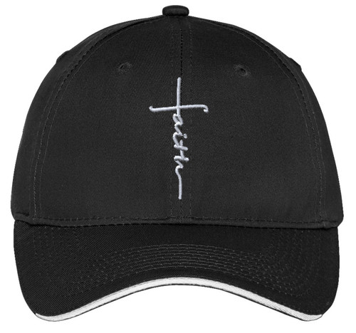 embroidered faith hat