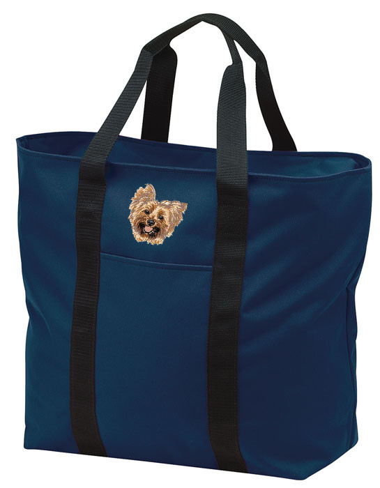 CafePress Yorkshire Terrier Canvas Tote Bag - Reusable Natural Canvas Shopping Bag, 2 Sizes