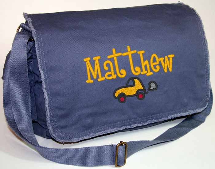 Personalized pigmentdyed Car diaper bag