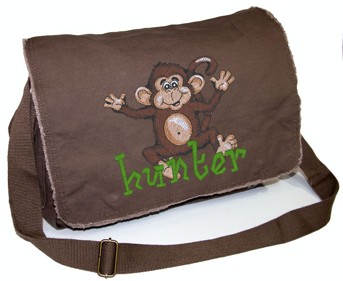 monkey diaper bag