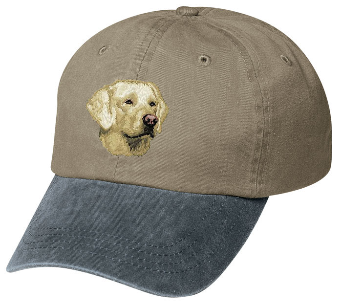 Personalized Yellow Labrador Retriever Cap