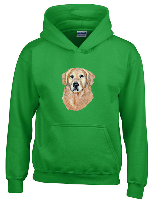 Personalized Golden Retriever Hooded Sweatshirt