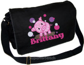 Personalized Applique Lil Piggy Diaper Bag
Font used for name shown on diaper bag is ELEPHANT