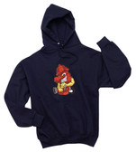 Firefighter Embroidered  Hooded Sweatshirt