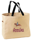 Dressage Tote Bag
Font Shown on Bag is APPLE BUTTER