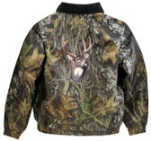 embroidered back deer jacket