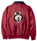 Siberian Husky Jacket Back