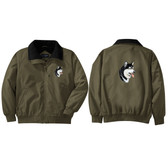 Alaskan Malamute Jacket Back and Front Left Chest