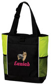 Silky Terrier Tote
Font shown on bag is Belvedere