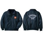 Fireman Jacket with design on front and lettering on back