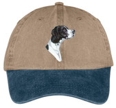 embroidered pointer cap