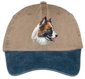 embroidered icelandic sheepdog cap