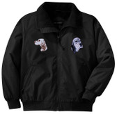 English Setter jacket with embroidered front left and right chest