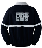 FIRE EMS embroidered jacket with reflective back