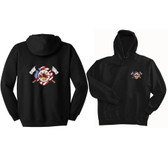 Firefighter embroidered hooded sweatshirt 