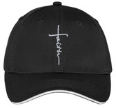 embroidered faith hat