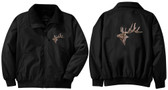 embroidered elk front and back