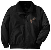 embroidered front elk jacket